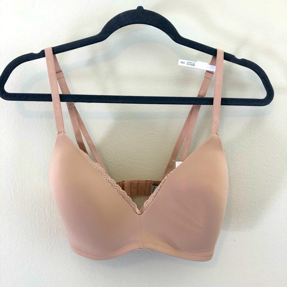 NWT Aerie Wireless Nude Bra 32DD